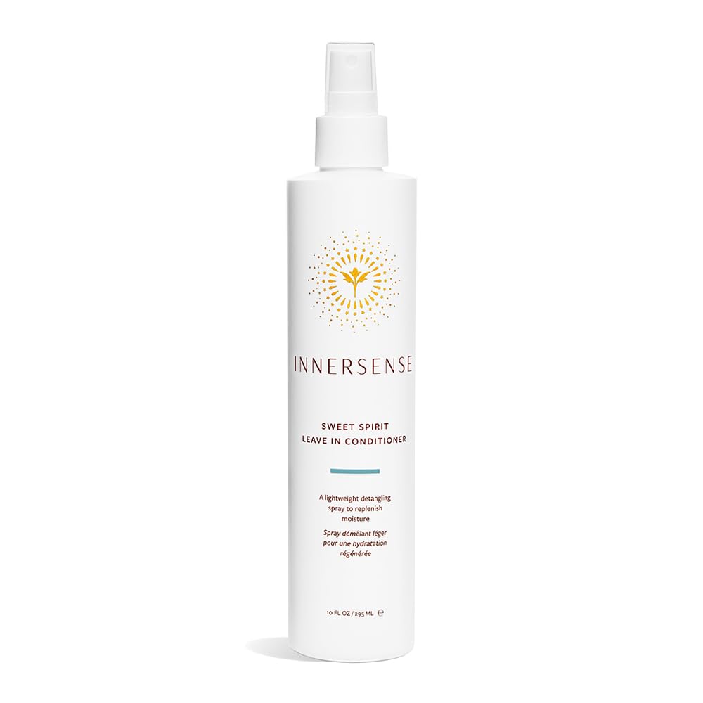 INNERSENSE Organic Beauty - Sweet Spirit Leave-In Conditioner (2oz, 2-Pack) | Lightweight Leave-In Conditioner | Detangles, Softens + Fights Frizz for All Hair Types | Non-Toxic, Clean Haircare