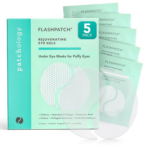 Buy now Patchology Under Eye Gel Patches – Natural Eye Masks for Puffy Eyes, Dark Circles & Eye Bags, Soothing Skincare Treatment for All Skin Types, Beauty & Personal Care Essentials (5 Pairs) at indiglob india