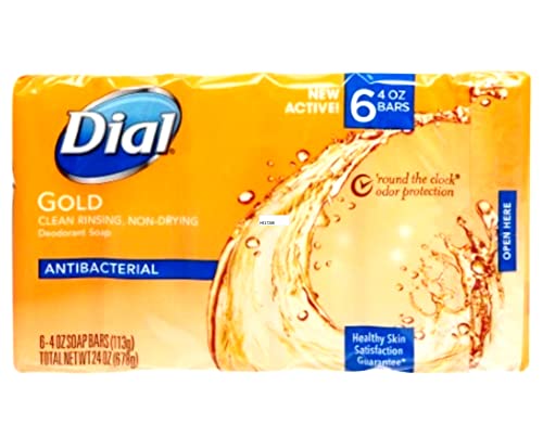 Buy now Dial Antibacterial Soap Bar, Gold, 6 Count (Pack of 2) at indiglob india