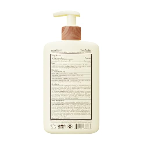 Buy now Sun Bum Daily SPF 50 Sunscreen Body Lotion - Broad Spectrum Moisturizing Sunscreen with Vitamin E - Vegan and Hawaii 104 Act Compliant (Without Octinoxate & Oxybenzone) - Dermatologist Tested - 8 oz at indiglob india