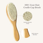 Buy now Kyte BABY Bamboo 3-Piece Brush Set - 1 Goat Hair Brush, 1 Wooden Bristle Brush and 1 Bamboo Comb at indiglob india