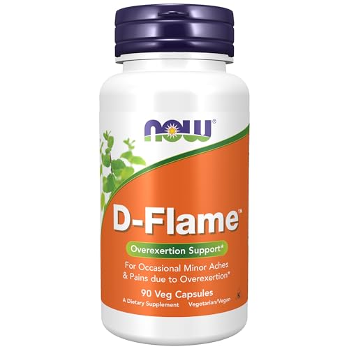Buy now NOW Foods Supplements, D-Flameâ„¢ with a Blend of Complementary Herbs, Overexertion Support*, 90 Veg Capsules at indiglob india