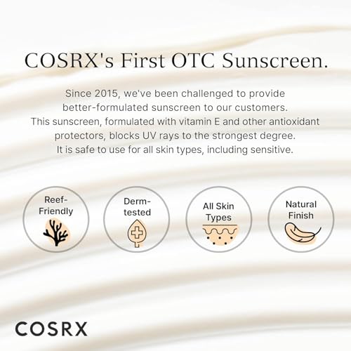 Buy now COSRX Vitamin E Vitalizing Face Sunscreen SPF 50, 1.69 fl oz, SPF Moisturizer, Lightweight under Makeup, Travel Essentials, Summer Essentials, Korean Skin Care, Korean Sunscreen for Face at indiglob india