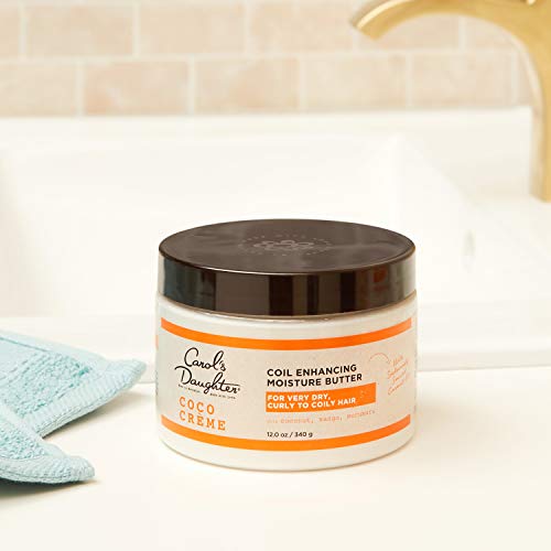 Buy now Carol's Daughter Coco Creme Coil Enhancing Moisture Butter, with Coconut Oil and Mango Butter, for Very Dry Curly Hair, Paraben and Silicone Free, 12 oz at indiglob india