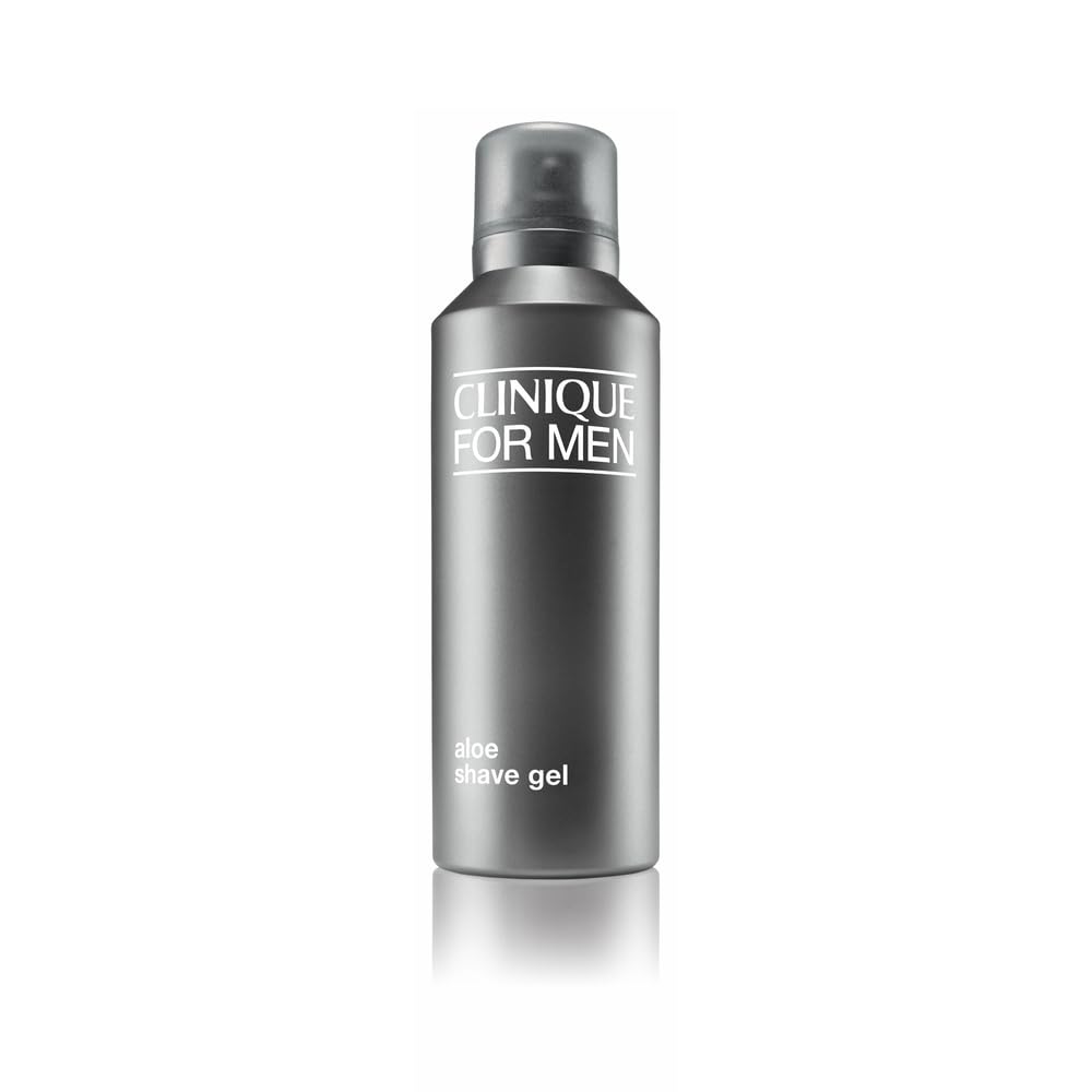 Buy now Clinique For Men Aloe Shaving Gel | For All Skin Types | Oil-Free Formula | Softens Beard | Smooth + Close Shaving Cream, 4.2 Fl Oz at indiglob india