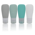 Buy now Silicone Travel Bottles, Leak Proof Squeezable Refillable Travel Accessories Toiletries Containers Travel Size Cosmetic Tube for Shampoo Lotion Soap Liquids (2oz Grey/blue/white/green) 2 Ounces Grey blue white green at indiglob india