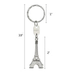 Buy now baotongle 15pcs Eiffel Tower Keyring, Paris Eiffel Tower Keychains 3-D Key Ring French Souvenirs Retro Adornment Cute Lovely Decorative Metal Craft Art Statue Model for Table Decor Gifts Silver at indiglob india