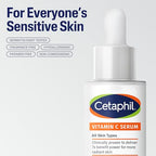Buy now Cetaphil Vitamin C Serum, Visibly Reduces Look of Dark Spots and Hyperpigmentation, Formulated with Niacinamide, Designed for Sensitive Skin, Fragrance Free, Dermatologist Tested, 1oz at indiglob india