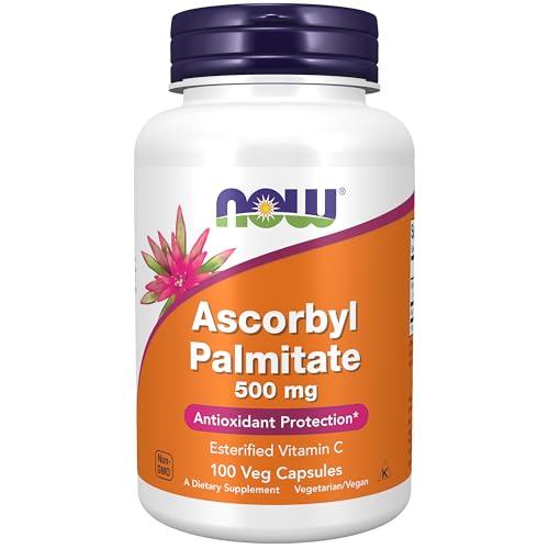 Buy now NOW Supplements, Ascorbyl Palmitate 500 mg, Esterified Vitamin C, Antioxidant Protection*, 100 Veg Capsules at indiglob india