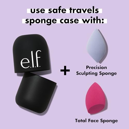 Buy now e.l.f. Safe Travels Sponge Case, On-The-Go, Breathable Beauty Sponge Protection From Dirt & Grimes, Durable Silicon Holder, Vegan & Cruelty-Free at indiglob india
