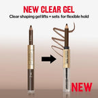Buy now Revlon ColorStay Brow Fantasy, All In One Eyebrow Powder Pencil with Shaping Clear Gel, Gel Infused with Panthenol, Smudge-proof, 16HR Visibly Full Brows, 004 Dark Brown at indiglob india