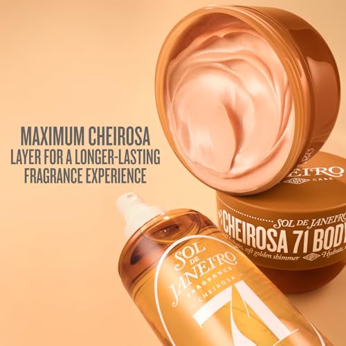 Buy now Sol de Janeiro Limited Edition Cheirosa 71 Shimmering Body Cream | 8.1 fl oz/ 240ml | Vanilla Body Cream at indiglob india