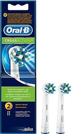 Buy now Oral-B Cross Action Electric Toothbrush Replacement Brush Heads Refill, 2 Count at indiglob india