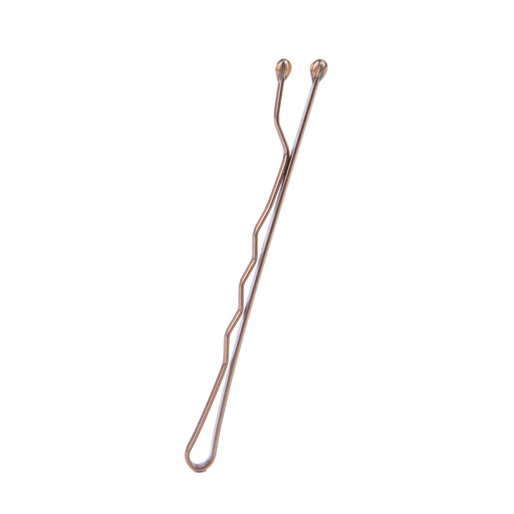 Amazon Basics Bobby Pins in Case Brown 72 Count (Pack of 4)