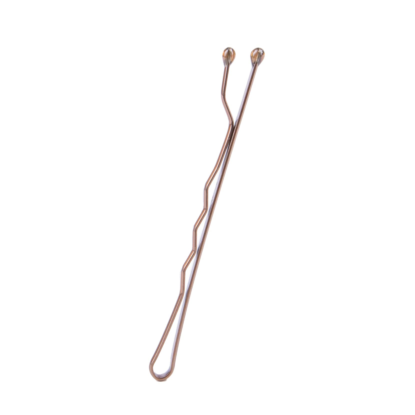 Amazon Basics Bobby Pins in Case Brown 72 Count (Pack of 4)