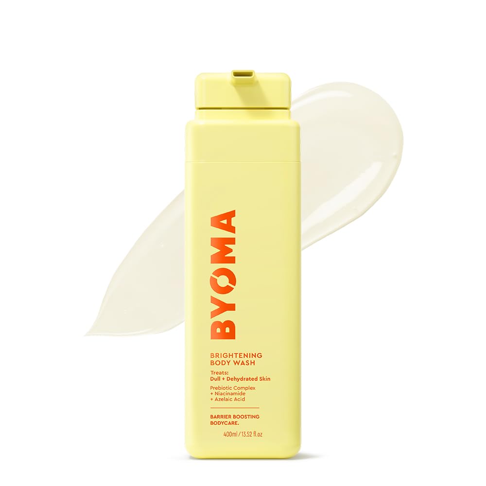BYOMA Brightening Body Wash | Creamy Formula, Niacinamide & Azelaic Acid, Brightens & Evens Tone, Skin Barrier Repair, For Dull, Dehydrated Skin