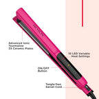 Buy now Revlon Smooth Brilliance Ceramic Hair Flat Iron | Smooth Glide and Ultra-Sleek Sylas, (1 in) at indiglob india
