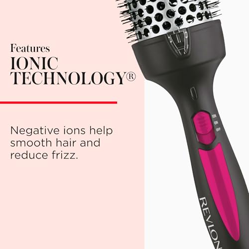 Buy now REVLON Perfect Match Hot Styler - Heated Brush to Style and Extend Blowouts, Hot Brush for Curls, Body, and Volume, Reduces Frizz and Boosts Shine at indiglob india