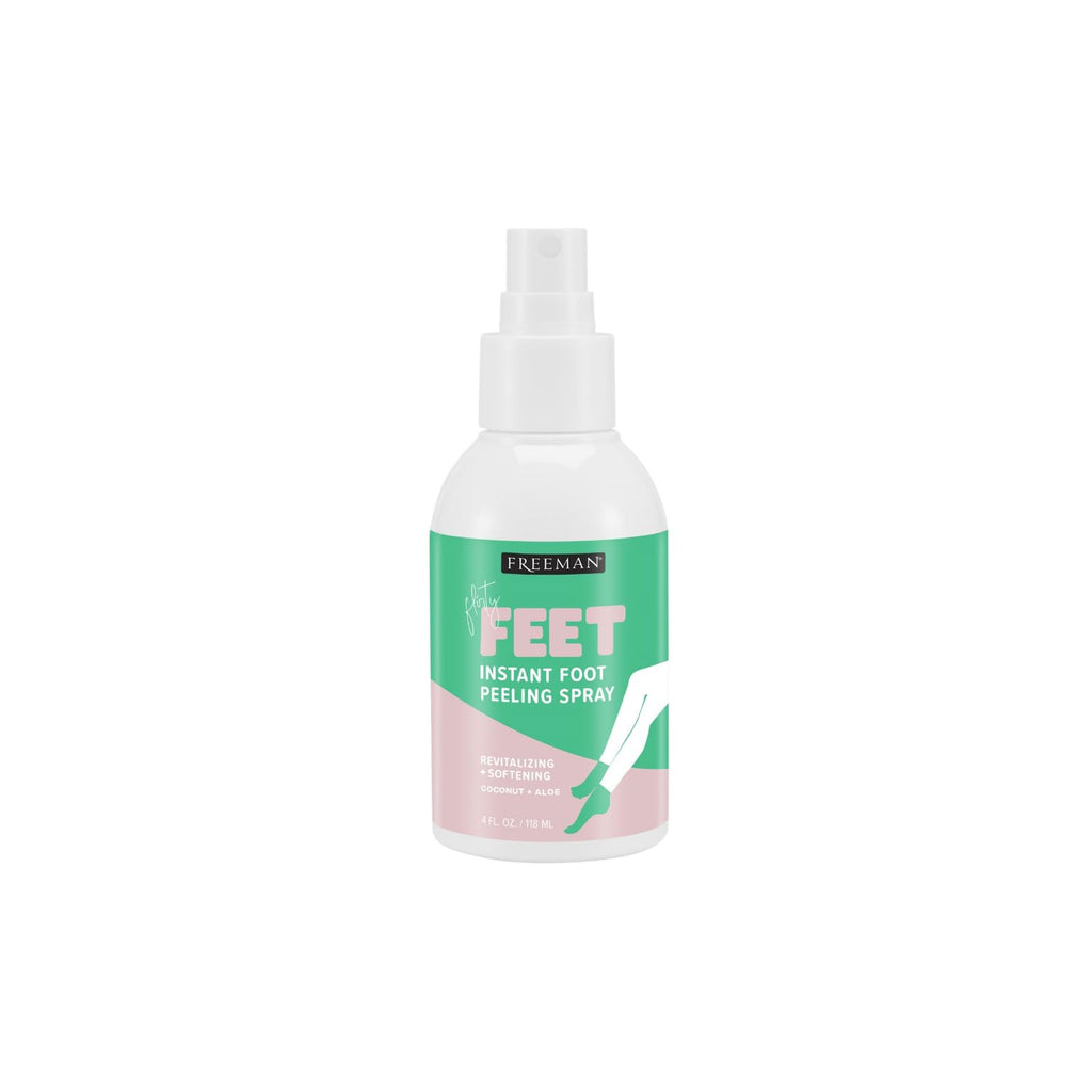 Buy now Freeman Flirty Feet Instant Foot Peeling Spray, Exfoliating Foot Mask For Summer, Moisturizing & Smooth Dry, Cracked Heels, Remove Dead Skin Quickly, Cruelty-Free & Vegan, 4 fl.oz./ 118 ml Bottle at indiglob india