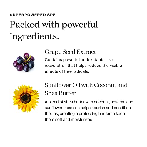 Buy now Supergoop! Lipscreen Shine SPF 40, 0.34 fl oz - Water-Resistant Clear Lip Gloss - Broad Spectrum SPF Lip Balm with Grape Seed Extract, Sunflower Seed Oil & Kelp Extract - Non-Sticky Formula at indiglob india