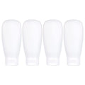 TSA Approved Travel Bottles Set for Toiletries Travel Size Containers Kit 4 Pack Portable Leak Proof Refillable Squeeze Cosmetic Airplane Essential Shampoo Hair Conditioner Body Lotion Bath Shower Gel