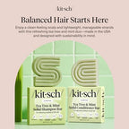 Buy now Kitsch Clarifying Tea Tree Shampoo and Conditioner Set â€“ Shampoo & Conditioner Bar for Women and Men, Scalp & Oil Control Hair Care â€“ Free of Paraben, Sulfate & Silicone â€“ Made in USA - 2 pcs at indiglob india