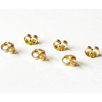 Buy now COOLJOY 14K Gold Earring Backs Ear Locking 6 Piece for Stud Ear Rings 3 Pairs at indiglob india