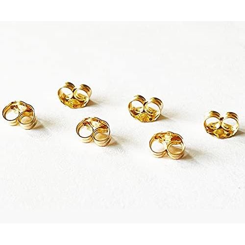 Buy now COOLJOY 14K Gold Earring Backs Ear Locking 6 Piece for Stud Ear Rings 3 Pairs at indiglob india