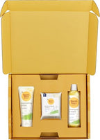 Buy now Burt's Bees Baby Gift Set for Baby Showers, Includes Baby Essentials, Shampoo and Wash with Lavender, Body Lotion, Wipes and Cloths, Naturally-Derived Origin Skincare, 3 Count at indiglob india