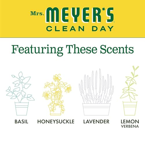 Buy now MRS. MEYER'S CLEAN DAY Hand Soap, Made with Essential Oils, Honeysuckle, 12.5 fl. oz - Pack of 6 at indiglob india