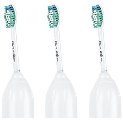 Buy now Philips Sonicare Genuine E-Series Replacement Toothbrush Heads, 3 Brush Heads, White, HX7023/30 at indiglob india