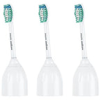 Buy now Philips Sonicare Genuine E-Series Replacement Toothbrush Heads, 3 Brush Heads, White, HX7023/30 Default at indiglob india