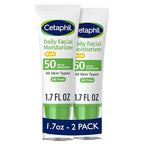 Buy now Cetaphil Daily Facial Moisturizer SPF 50, 1.7 Fl Oz (Pack of 2), Gentle Facial Moisturizer For Dry to Normal Skin Types, No Added Fragrance, Dermatologist Recommended (Packaging May Vary) at indiglob india
