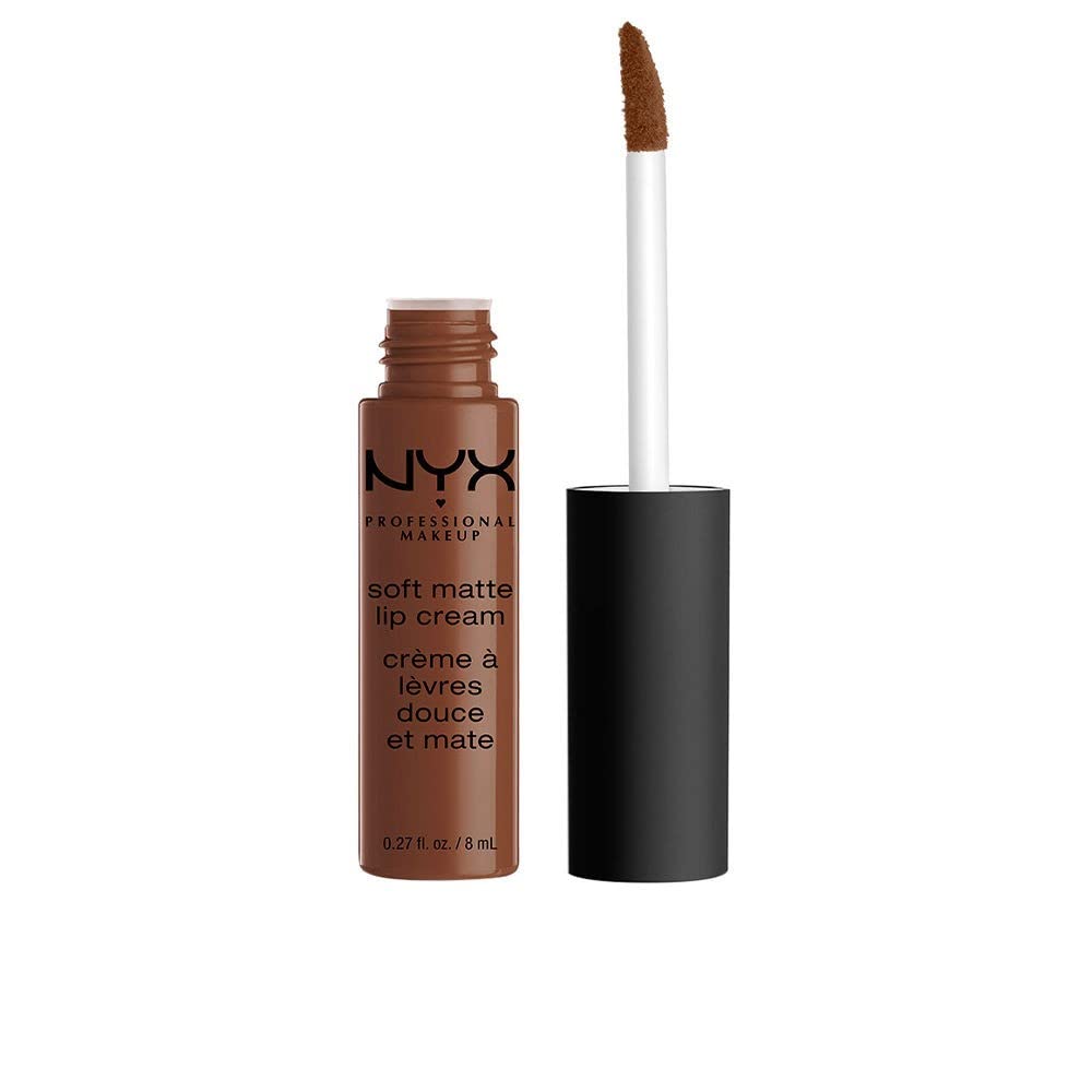 Buy now NYX PROFESSIONAL MAKEUP Soft Matte Lip Cream, Lightweight Liquid Lipstick - Milan (Dark Pink-Brown) Dubai 0.27 Fl Oz (Pack of 1) at indiglob india