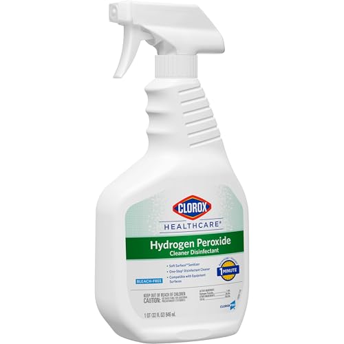 Buy now Clorox Healthcare Hydrogen Peroxide Cleaner Disinfectant, Bleach Free, 32 Fluid Ounces (Package May Vary) at indiglob india