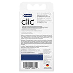 Buy now Oral-B Clic Toothbrush Replacement Brush Heads, Black, 2 Count at indiglob india