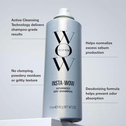 Buy now Color Wow Insta-WOW Advanced Dry Shampoo â€“ Breaks down and removes oil for shampoo-grade results | No grit, no clumping, no powdery residue | Best dry shampoo for oily hair at indiglob india