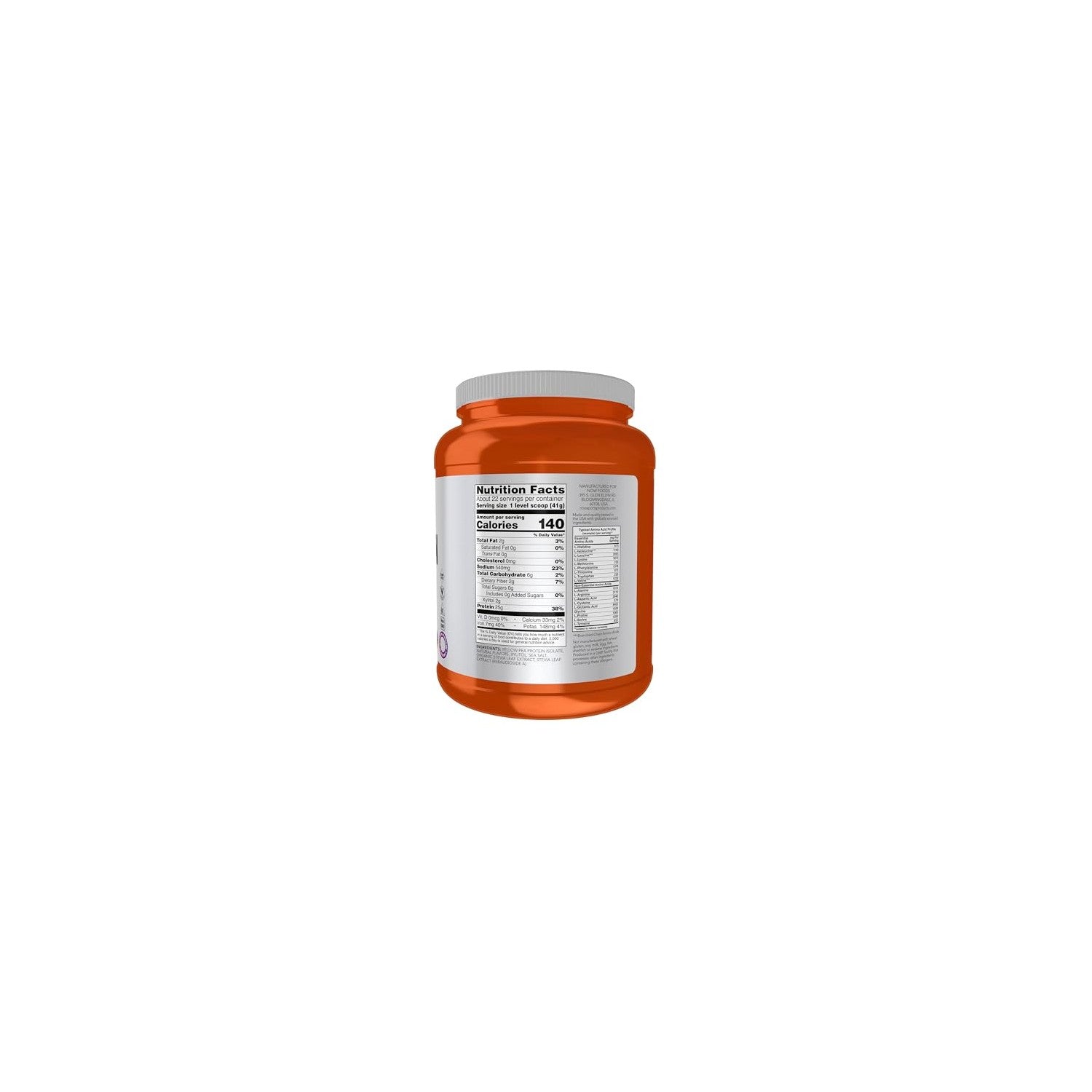 Buy now NOW Foods Sports Nutrition, Pea Protein 25 g With BCAAs, Easily Digested, Vanilla Toffee Powder, 2-Pound at indiglob india