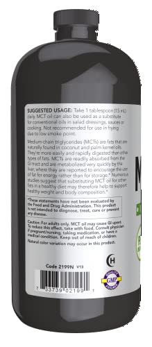 Buy now NOW Foods Sports Nutrition, MCT (Medium-chain triglycerides) Oil 14 g, Weight Management, Liquid, 32-Ounce at indiglob india