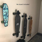 Buy now YYST Skateboard Wall Mount Skateboard Wall Hanger Storage Rack Flexible Hanger - Fit Cruiser Boards, Skateboards, Penny Boards, Longboards,etc- W Style - No Board -2/PK at indiglob india