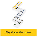 Buy now Spin Master Games, Mexican Train Dominoes Set in Aluminum Carry Case, Includes Colorful Trains for Fun-Filled Family Game Night, for Kids & Family, 2-8 Players, for Ages 8 & Up at indiglob india