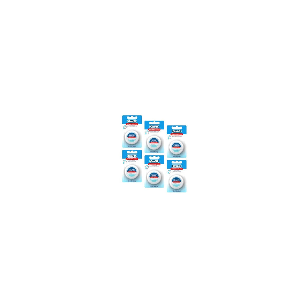 Buy now Oral-B Essential Floss 55 Yards Waxed (Pack of 6) at indiglob india