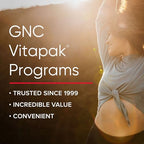 Buy now GNC Womenâ€™s Energy and Metabolism Vitapak Program, Convenient Complete Nutrition, 4 Products in 1 Packet, Calorie Burn, Mental Sharpness, 200mg Caffeine, with Proven Ingredients, Omega 3s, 30 svgs at indiglob india