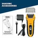 Buy now Wahl Lifeproof Lithium Ion Foil Shaver Æ’?? Waterproof Rechargeable Electric Razor with Precision Trimmer for MenÆ’??s Beard Shaving, Trimming, & Grooming with Quick Charge Æ’?? Model 7061-100 at indiglob india