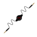 Buy now Cellet Retractable Stereo Auxiliary Cable – 32" Extendable Aux Cord for Car, Headphones, Speakers & More – Compact, Tangle-Free Design – 3.5mm Male to 3.5mm Male Audio Jack – Black Default at indiglob india