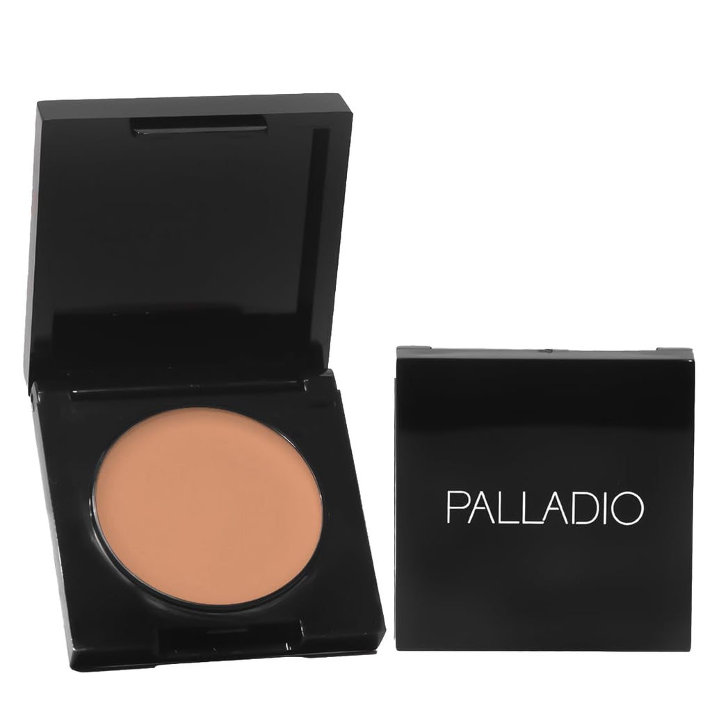 Palladio Under Eye Brightener, Conceal, Brightens, Reduces Appearance of Dark Circles, With Caffeine Peptides & Vitamin E, Tired Skin Color Correcting Brightener & Primer, Light to Medium (Soft Pink)