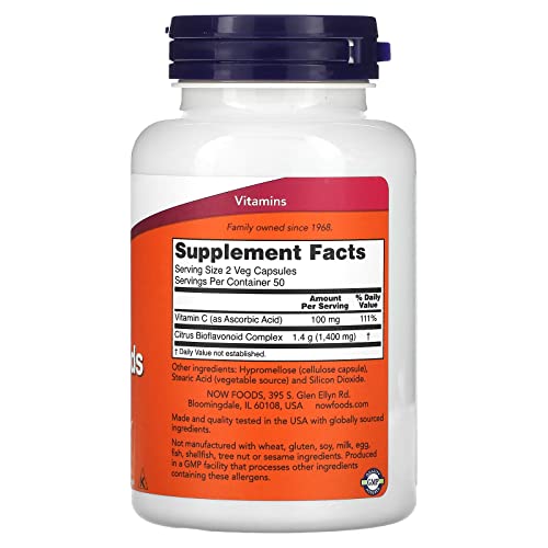 Buy now Now Foods Citrus Bioflavonoid, 100 Count (Pack of 1) at indiglob india