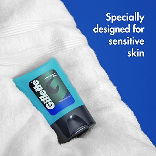Buy now Gillette After Shave Gel for Men, Aftershave for Men, After Shave Lotion for Men, Calms, Soothes and Refreshes Sensitive Skin, Light Fragrance, 2.5 oz, Pack of 6, After Shave Cologne Men, Aftershave at indiglob india