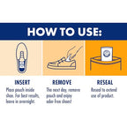 Buy now Arm & Hammer In-Shoe Odor Destroying Pouches, Shoe Deodorizer Insert for Reducing Odor and Absorbing Moisture, Smell Eliminator for All Footwear, Gym Bags and Work Boots (4 Pouches) at indiglob india