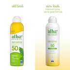 Buy now Alba Botanica Sensitive Sunscreen Spray for Face and Body, Fragrance-Free, Broad Spectrum SPF 50, Water Resistant, 5 fl. oz. Bottle at indiglob india